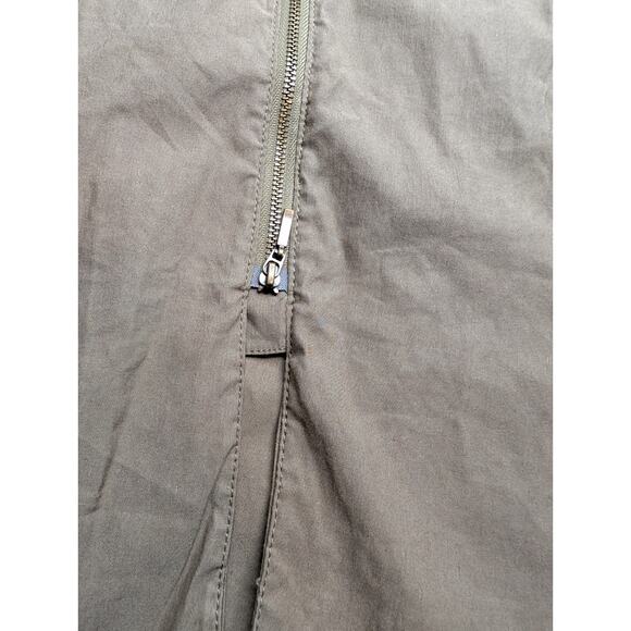 By Anthropologie Zip-Front Halter Corset Dress Green Size Medium Midi - Picture 5 of 13